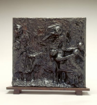 Recogiendo manzanas Memorial, o Idilio familiar, c. 1881 posiblemente 1890s de Edgar Degas