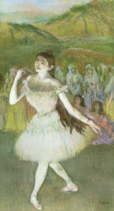 Bailarina rosa de Edgar Degas