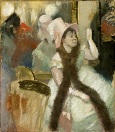 Retrato después de un Baile de Disfraces de Edgar Degas