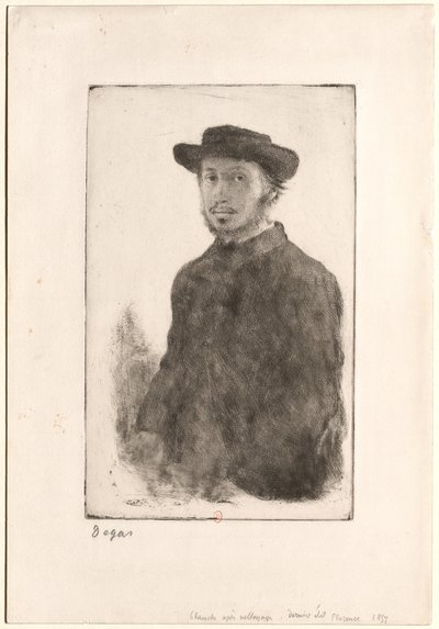 [Retrato de Degas] de Edgar Degas