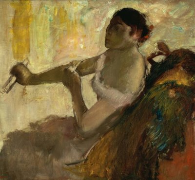 Retrato de Rose Caron de Edgar Degas