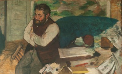 Retrato de Diego Martelli de Edgar Degas