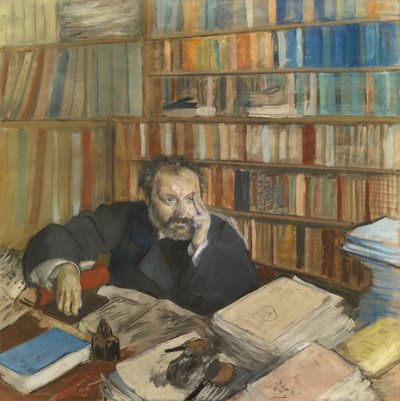 Retrato de Edmond Duranty de Edgar Degas