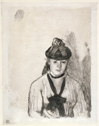 Retrato de Ellen Andrée de Edgar Degas