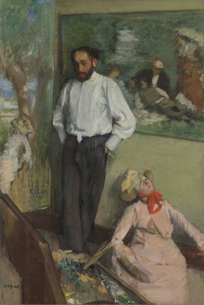 Retrato de Henri Michel-Lévy 1844-1914, ca 1878 de Edgar Degas