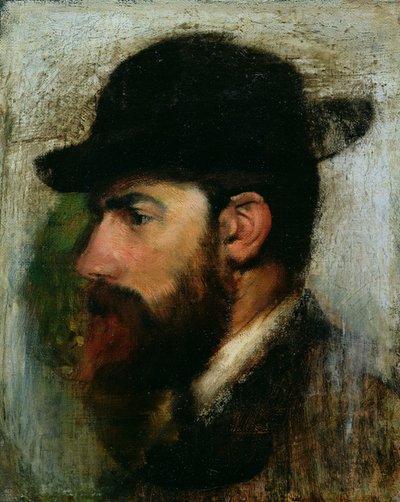 Retrato de Henri Rouart (1833-1912) 1871 de Edgar Degas