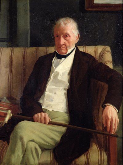Retrato de Hilaire Degas (1770-1858), abuelo del artista, 1857 de Edgar Degas