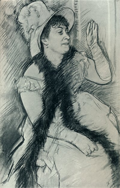 Retrato de Madame X, siglo XIX de Edgar Degas