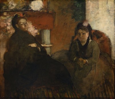 Retrato de Mme Lisle y Mme Loubens de Edgar Degas
