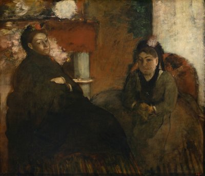 Retrato de Mme. Lisle y Mme Loubens de Edgar Degas