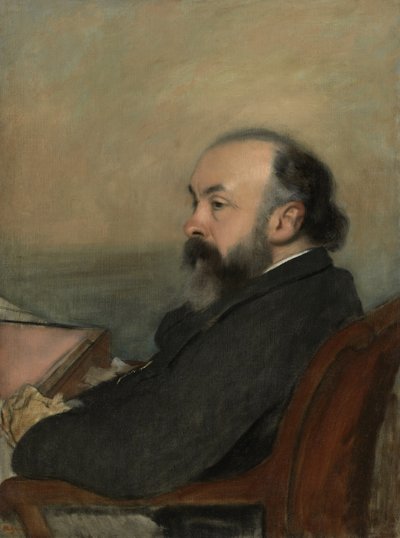 Retrato de un hombre de Edgar Degas