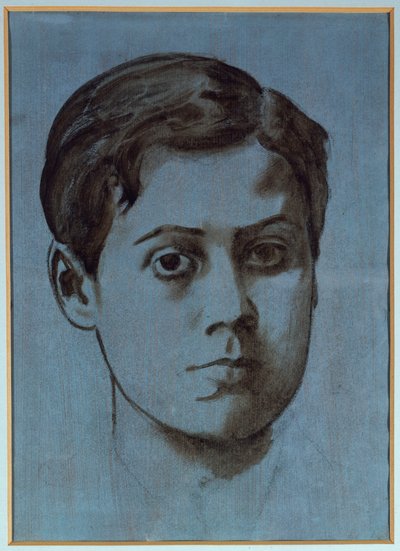 Retrato de un Hombre Joven de Edgar Degas