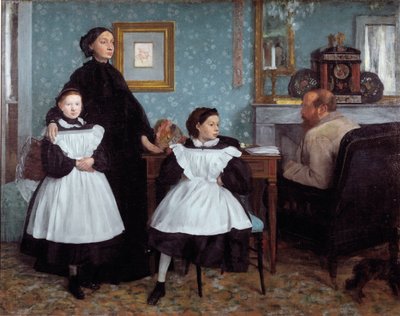 Retrato de la familia Bellelli de Edgar Degas