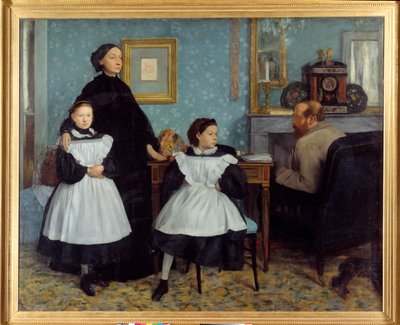 Retrato de la familia Bellelli (pintura de Edgar Degas) de Edgar Degas