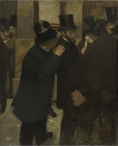 Retratos en la Bolsa de Edgar Degas