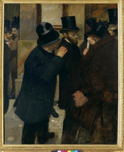 Retratos en la Bolsa de Edgar Degas