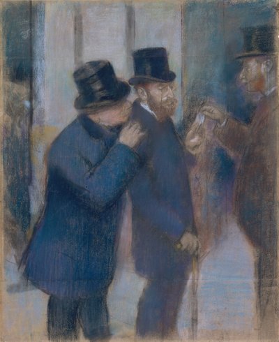 Retratos en la Bolsa de Valores de Edgar Degas