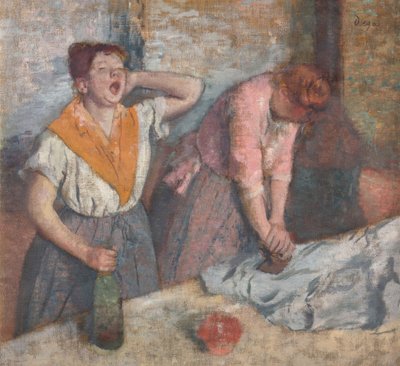 Las planchadoras, ca 1884-1886 de Edgar Degas