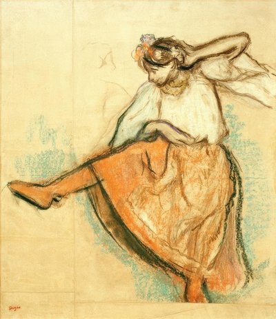 Bailarina rusa de Edgar Degas