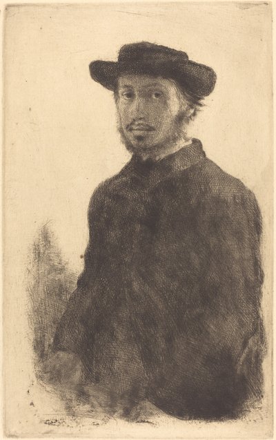 Autorretrato de Edgar Degas