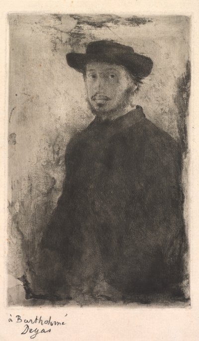 Auto retrato de Edgar Degas
