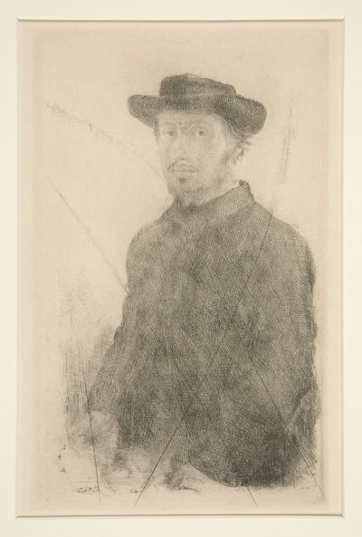 Autorretrato, 1857 de Edgar Degas
