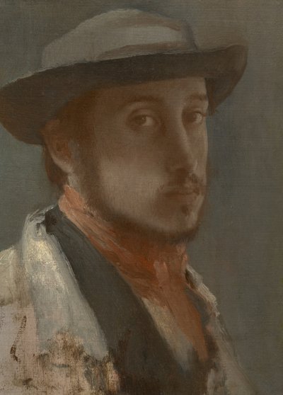 Autorretrato, c.1857-58 de Edgar Degas