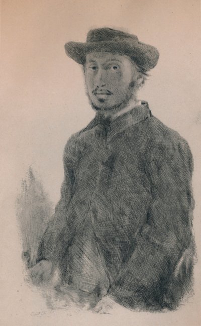 Autorretrato, c.1860s, 1946 de Edgar Degas