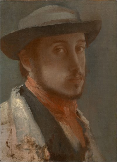 Autorretrato, c. 1858 de Edgar Degas
