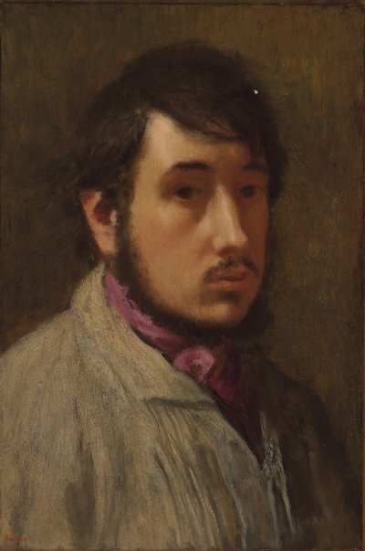 Autorretrato, c. 1858 de Edgar Degas
