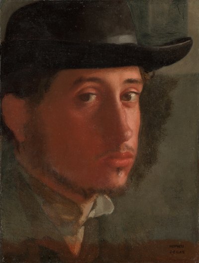 Autorretrato de Edgar Degas