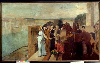 Semiramis construyendo Babilonia de Edgar Degas
