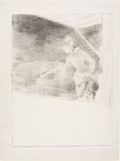 Cantante en un café-concierto de Edgar Degas