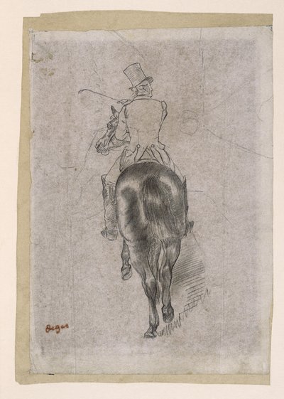 Espoleando al caballo de Edgar Degas