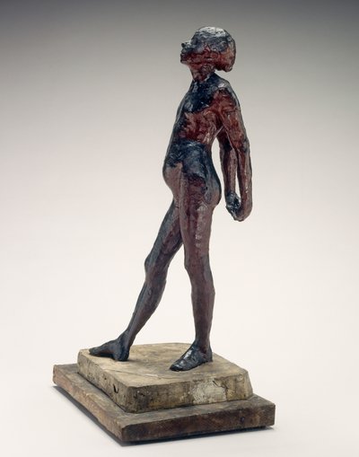 Estudio en desnudo de la pequeña bailarina de catorce años, c. 1878-1881 de Edgar Degas