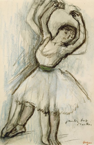 Estudio de una bailarina de Edgar Degas