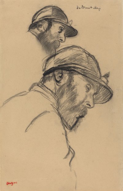 Estudio de un jockey M. de Broutelles de Edgar Degas