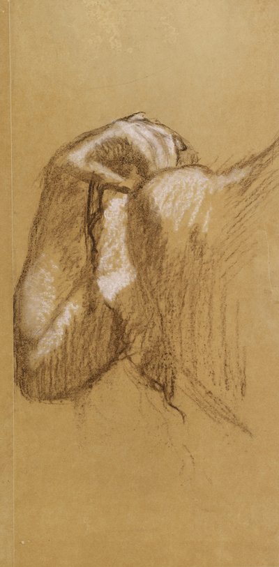 Estudio de un brazo, c.1895-90 de Edgar Degas