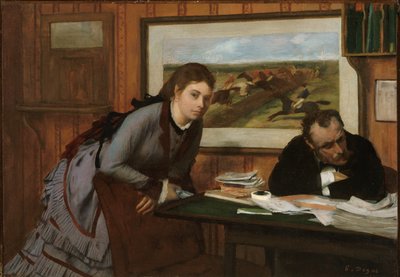 Enfurruñado, ca. 1870 de Edgar Degas