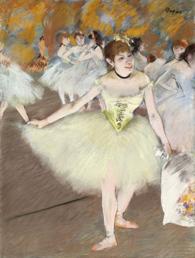 En la escena, 1879-1881 de Edgar Degas
