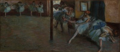 el ensayo de ballet de Edgar Degas