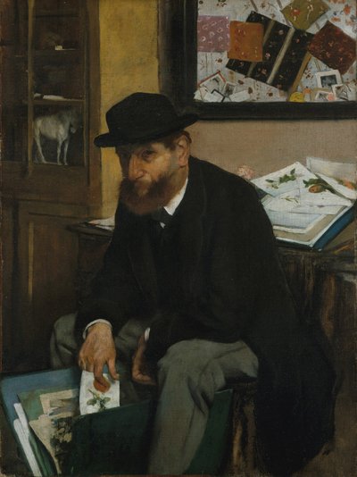 El Coleccionista de Grabados, 1866 de Edgar Degas