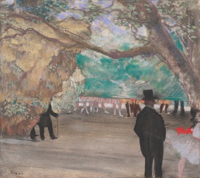 El telón de Edgar Degas