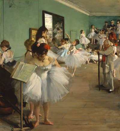 La clase de danza de Edgar Degas