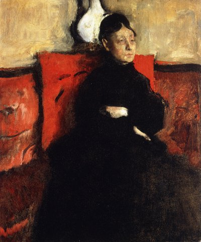 La Duquesa de Montejasi-Cicerale, c.1868 de Edgar Degas