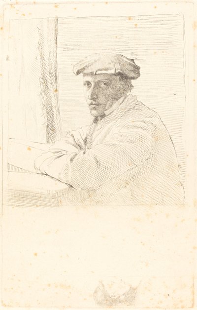 El grabador Joseph Tourny, 1857 de Edgar Degas