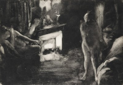 La chimenea de Edgar Degas