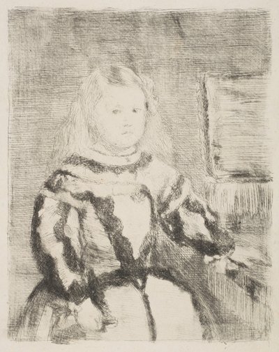 La Infanta Margarita, después de Velázquez de Edgar Degas