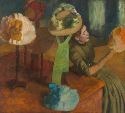 La tienda de sombreros, 1879-86 de Edgar Degas