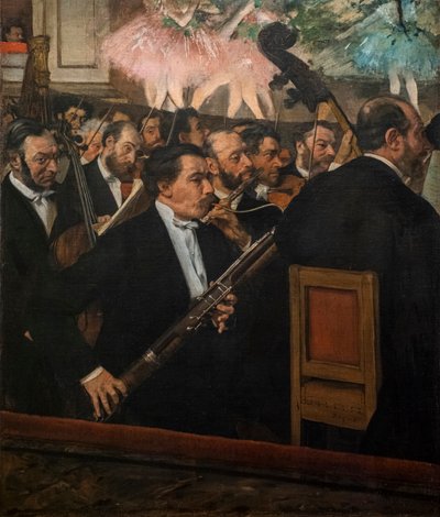 La orquesta de la ópera de Edgar Degas
